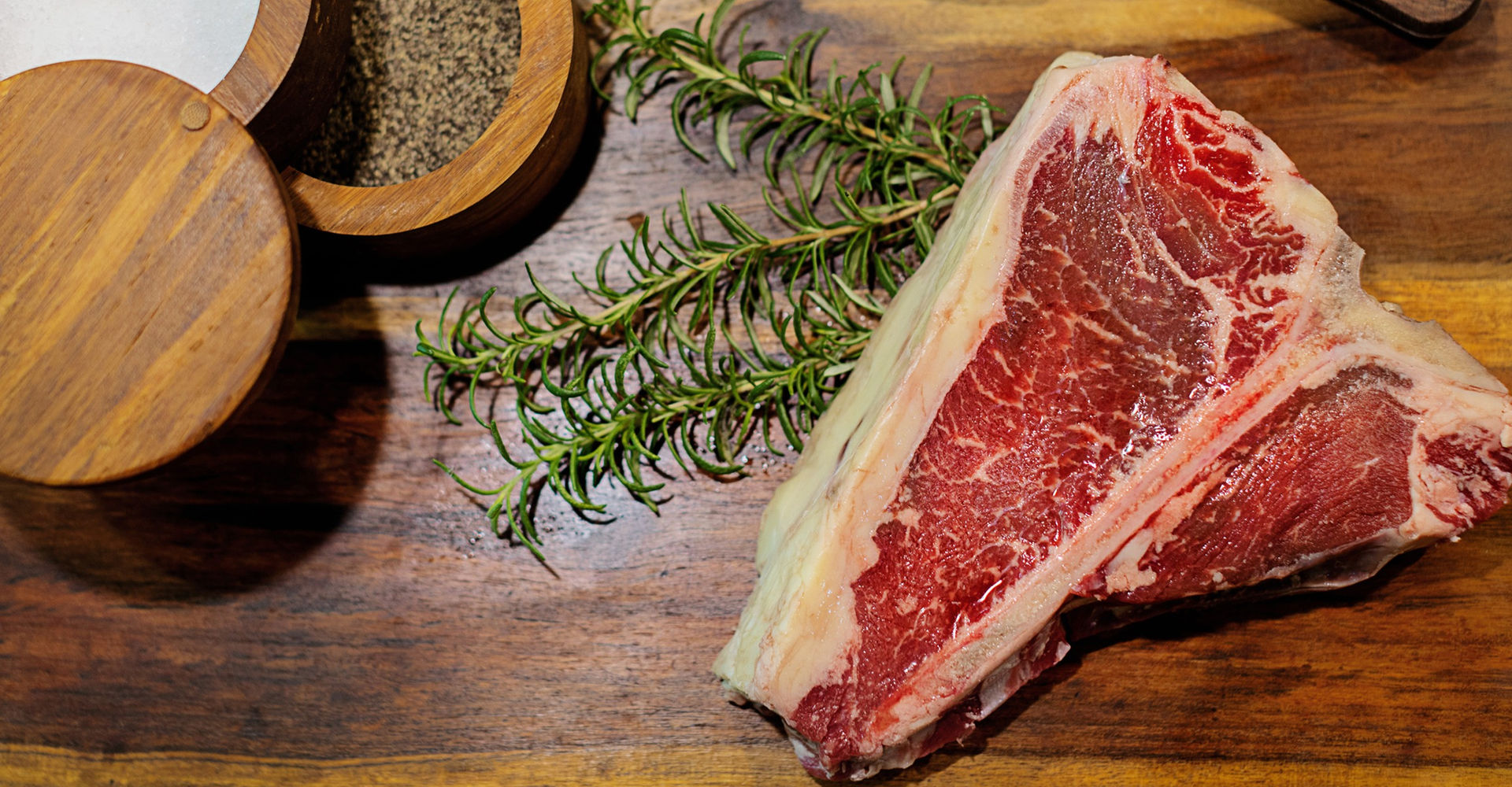 Dry-aged Black Angus beef