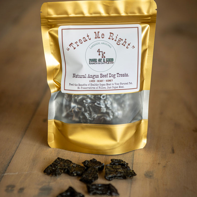 "Treat Me Right" Dog Treats — Liver, Heart, Kidney